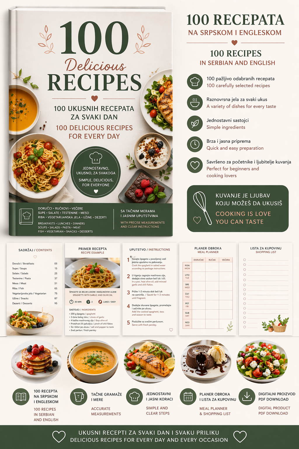 100 Recipes / 100 recepata